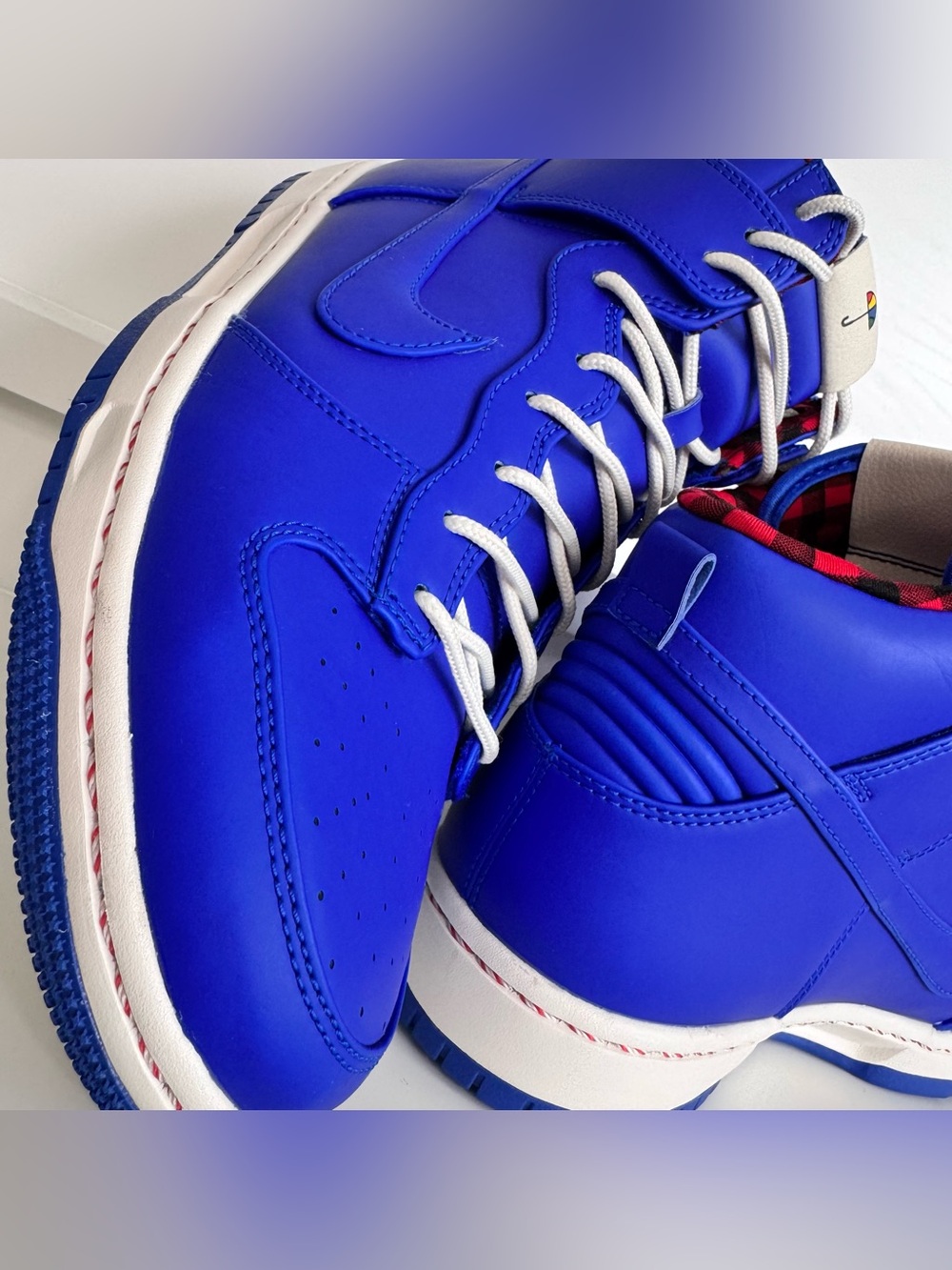 Nike Dunk High Ultra Racer Blue Rain Umbrella Sz 10 CLEAN AF